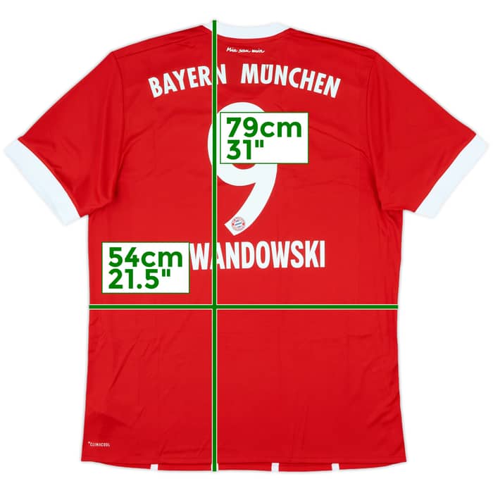 2017-18 Bayern Munich Home Shirt Lewandowski #9 (L)