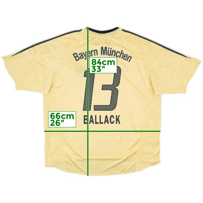 2004-05 Bayern Munich Away Shirt Ballack #13 (XXL)