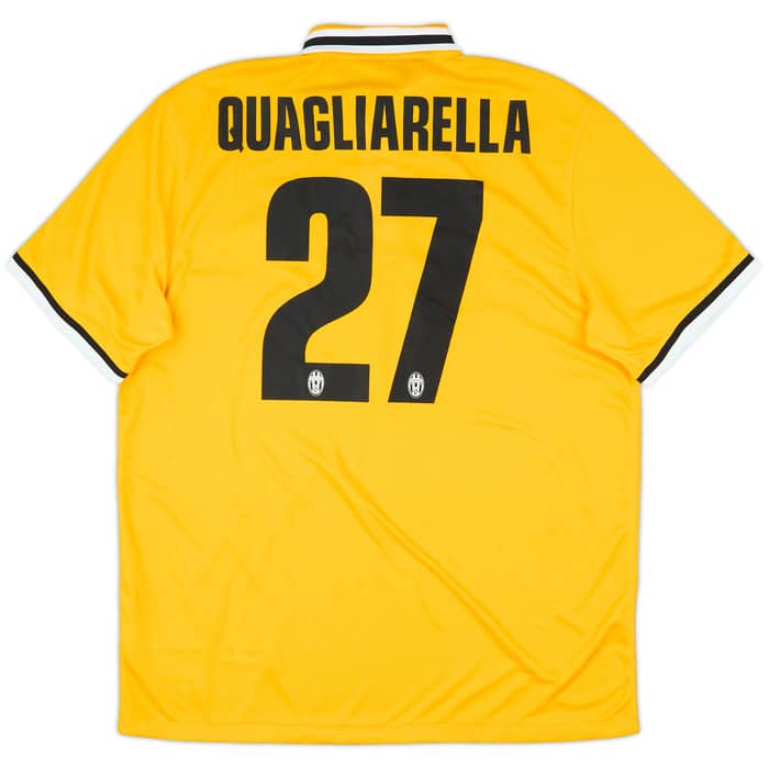 2013-14 Juventus Away Shirt Quagliarella #27 (XL)