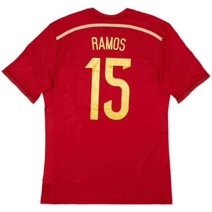 2013-15 Spain Authentic Home Shirt Ramos #15 (XL)