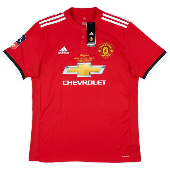 2017-18 Manchester United 'FA Cup Final' Home Shirt Pogba #6 (L)