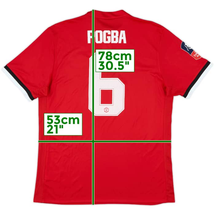 2017-18 Manchester United 'FA Cup Final' Home Shirt Pogba #6 (L)