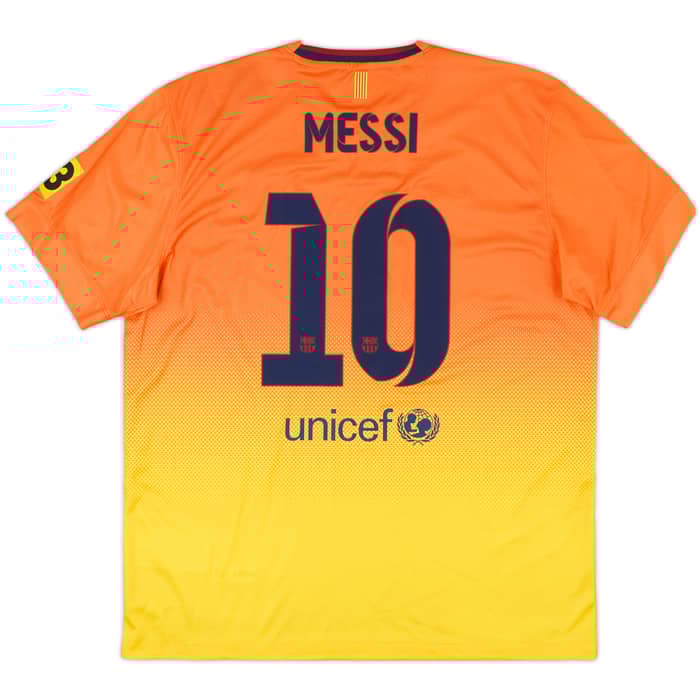 2012-13 Barcelona Away Shirt Messi #10 (XL)