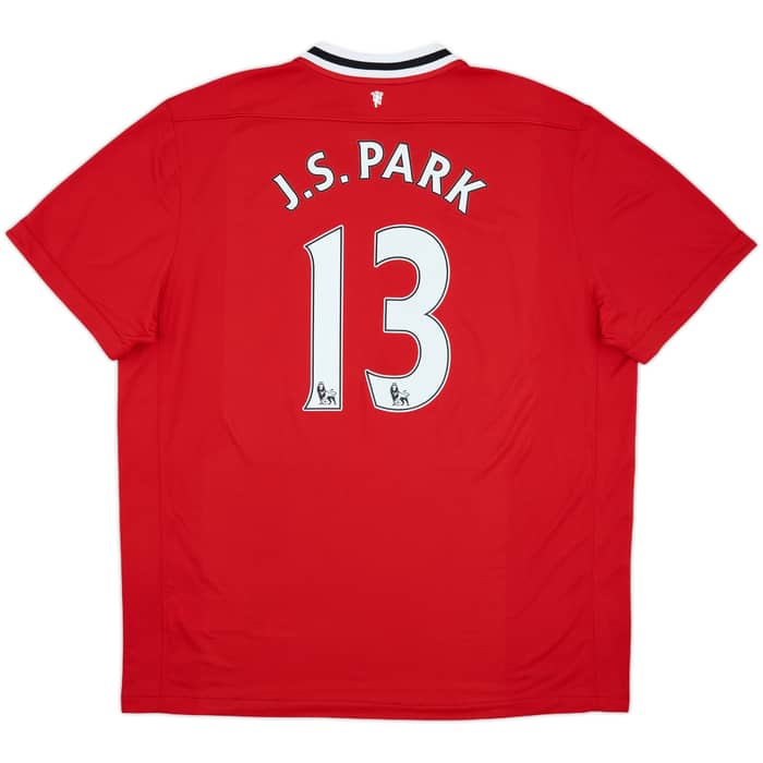 2011-12 Manchester United Home Shirt J.S.Park #13 (XXL)