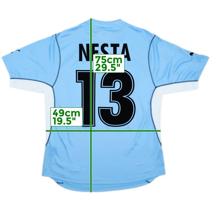 2001-02 Lazio Home Shirt Nesta #13 (M)