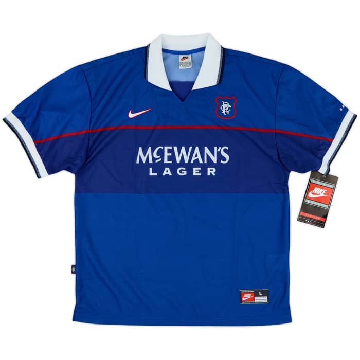 1997-99 Rangers Home Shirt Negri #9 (L)