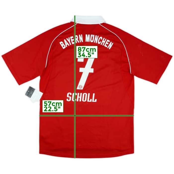 2005-06 Bayern Munich Home Shirt Scholl #7 (L)