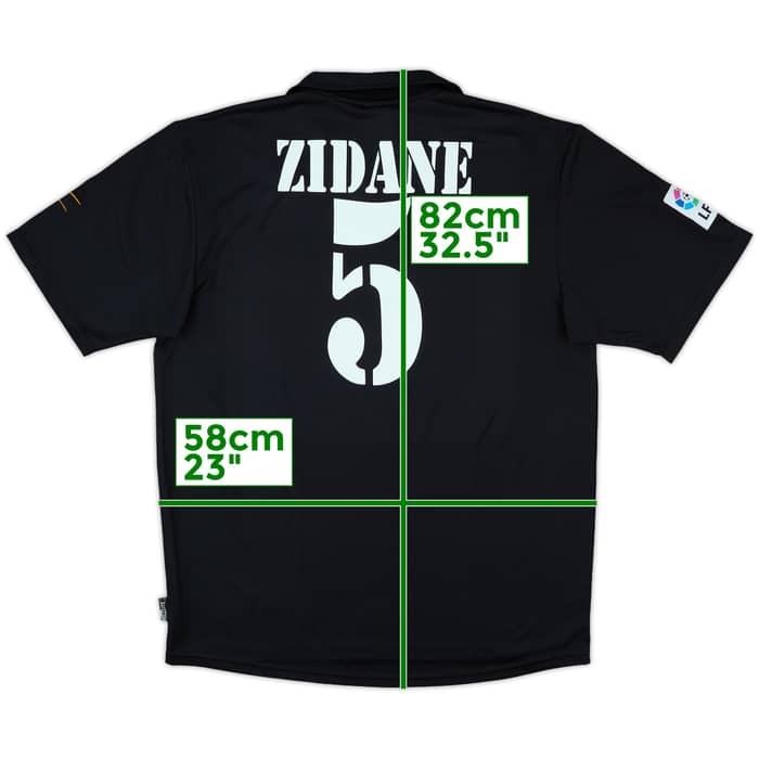 2001 Real Madrid Away Shirt Zidane #5 (L)