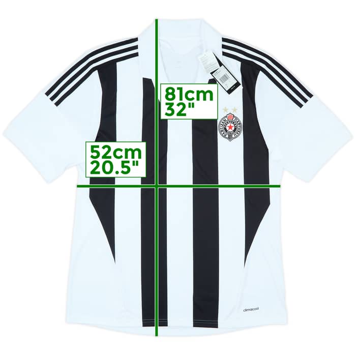 2013-14 Partizan Belgrade Home Shirt (L)