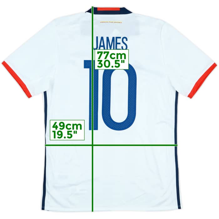 2016-18 Colombia Away Shirt James #10 (M)