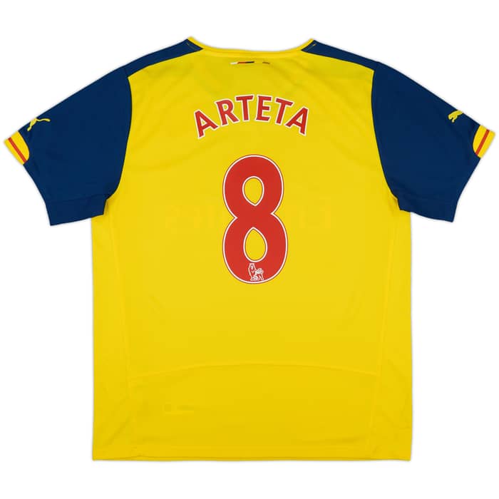2014-15 Arsenal Away Shirt Arteta #8 (L)