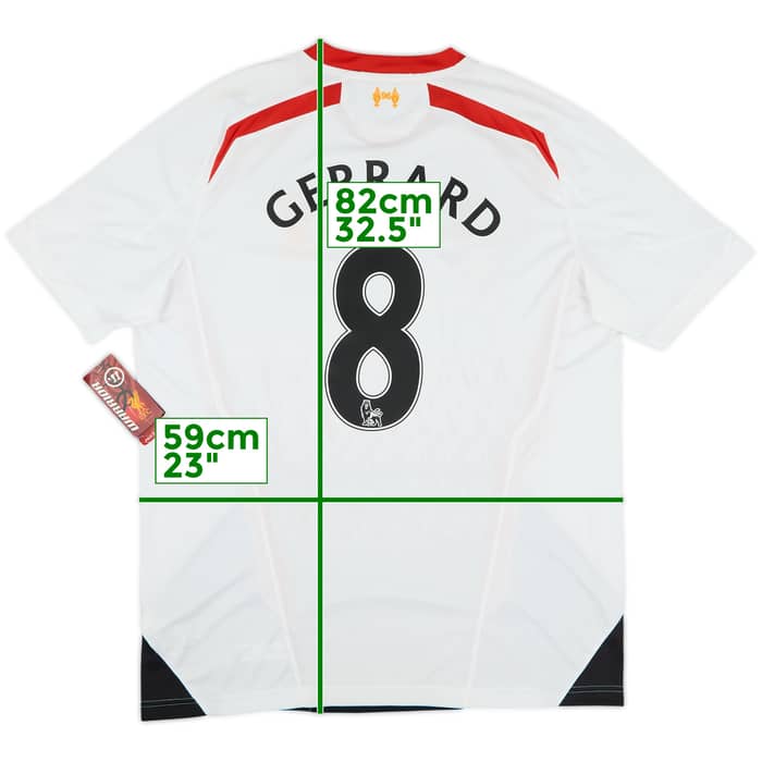 2013-14 Liverpool Away Shirt Gerrard #8 (XL)