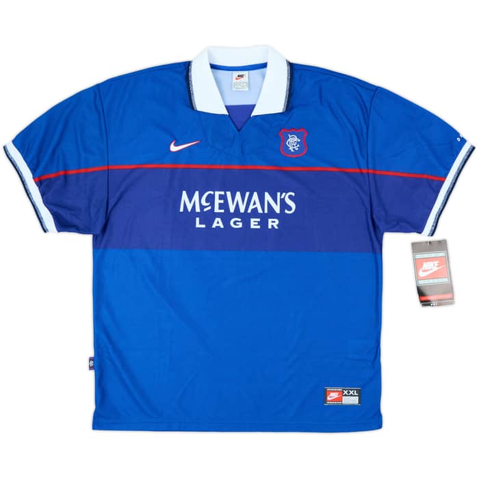 1997-99 Rangers Home Shirt Negri #9 (XXL)