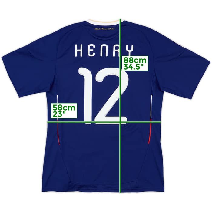 2009-10 France Home Shirt Henry #12 (M)
