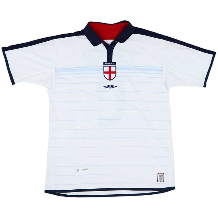 2003-05 England Home Shirt Rooney #9 (L)