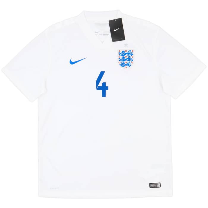 2014-15 England Home Shirt Gerrard #4 (L)