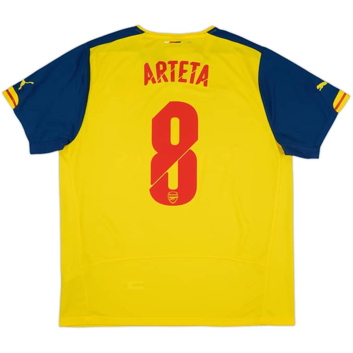 2014-15 Arsenal Away Shirt Arteta #8 (XL)