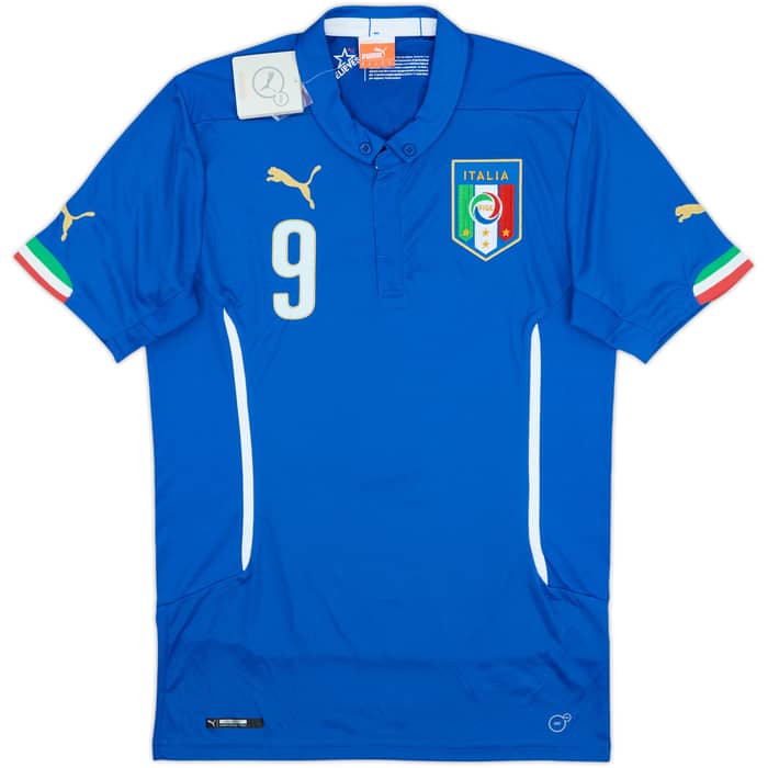2014-15 Italy Home Shirt Balotelli #9 (M)