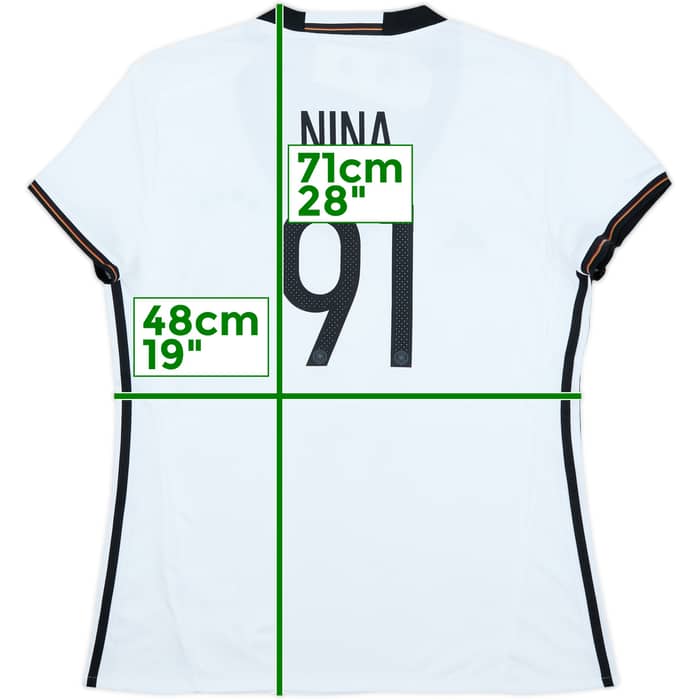 2015-16 Germany Home Shirt Nina #91 (XL)