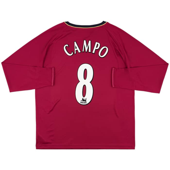2007-08 Bolton Third L/S Shirt Campo #8 (XL)