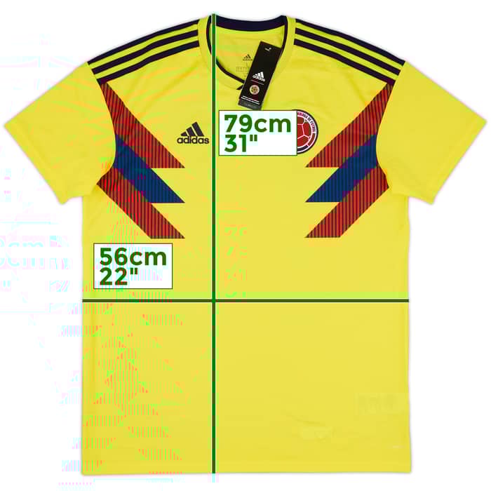 2018-19 Colombia Home Shirt (L)