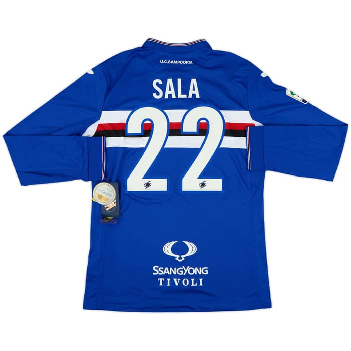 2015-16 Sampdoria Home L/S Shirt Sala #22 (L)