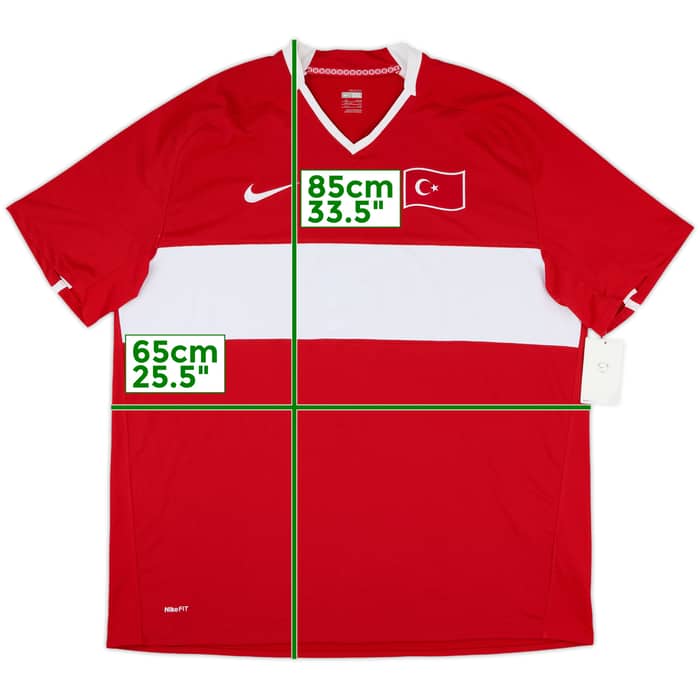 2008-10 Turkey Home Shirt (XXL)