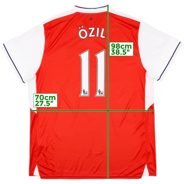 2016-17 Arsenal Home Shirt Ozil #11 (XXL)
