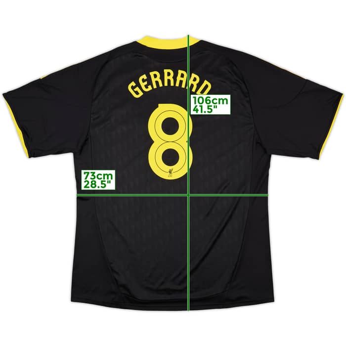2010-11 Liverpool Third Shirt Gerrard #8 (3XL)