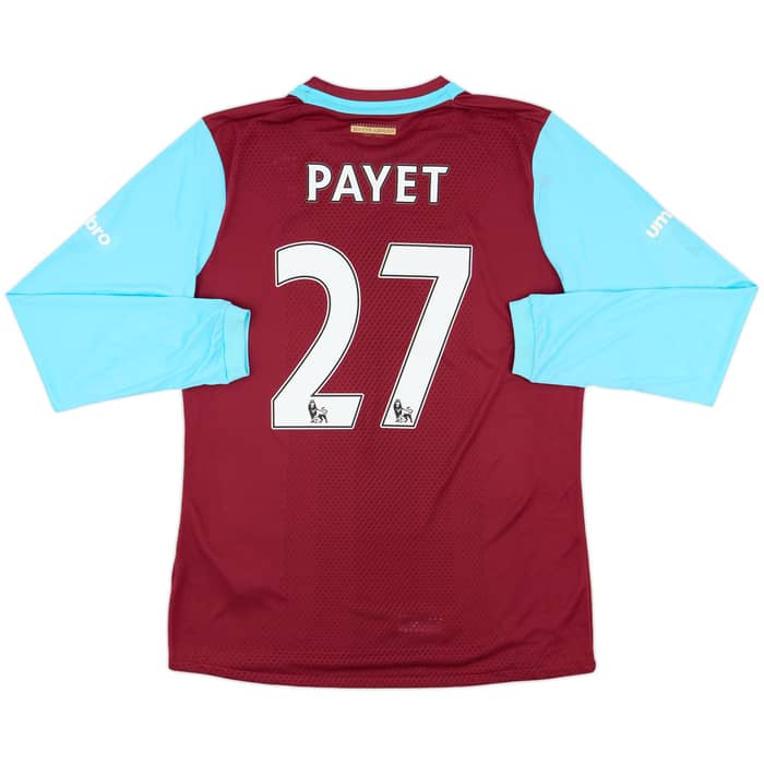 2015-16 West Ham 'Boleyn' Home L/S Shirt Payet #27 (M)