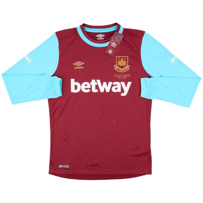 2015-16 West Ham 'Boleyn' Home L/S Shirt Payet #27 (M)