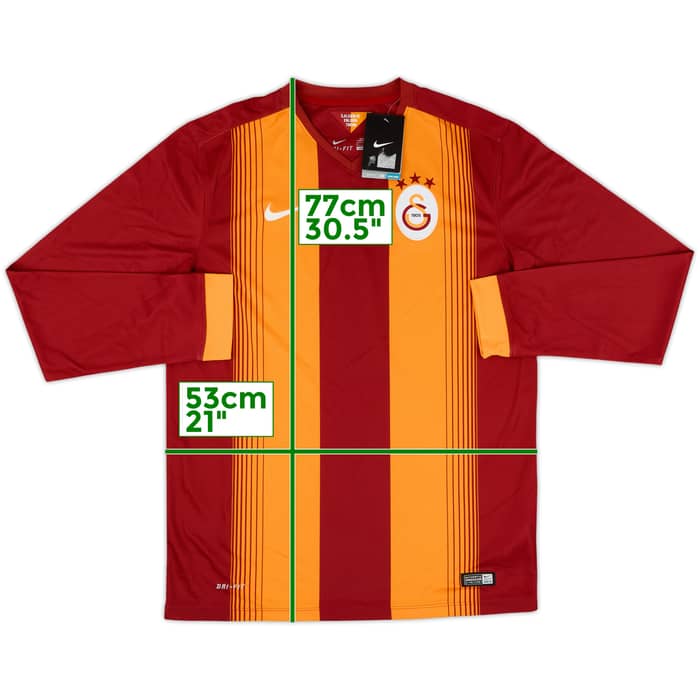 2014-15 Galatasaray Home L/S Shirt (M)