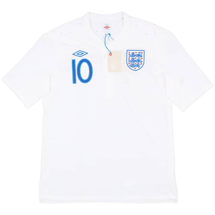 2010-11 England Home Shirt Rooney #10 (L)