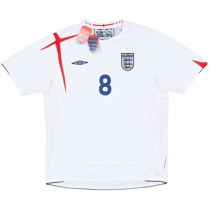 2005-07 England Home Shirt Lampard #8 (XL)