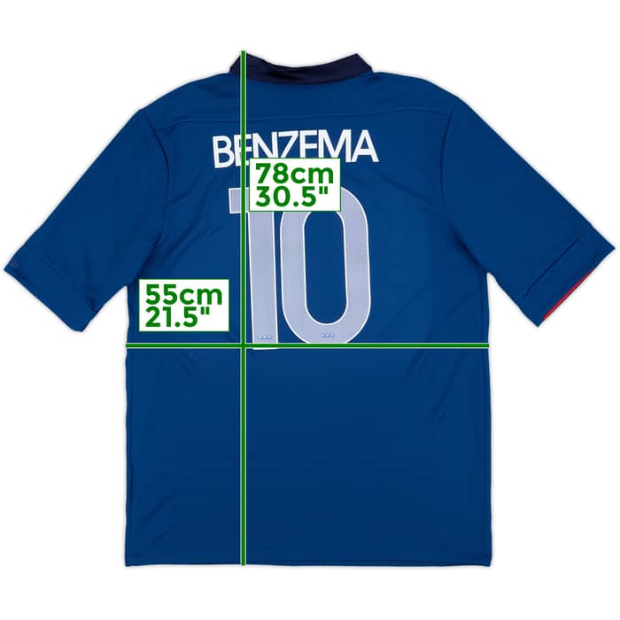 2011-12 France Home Shirt Benzema #10 (L)