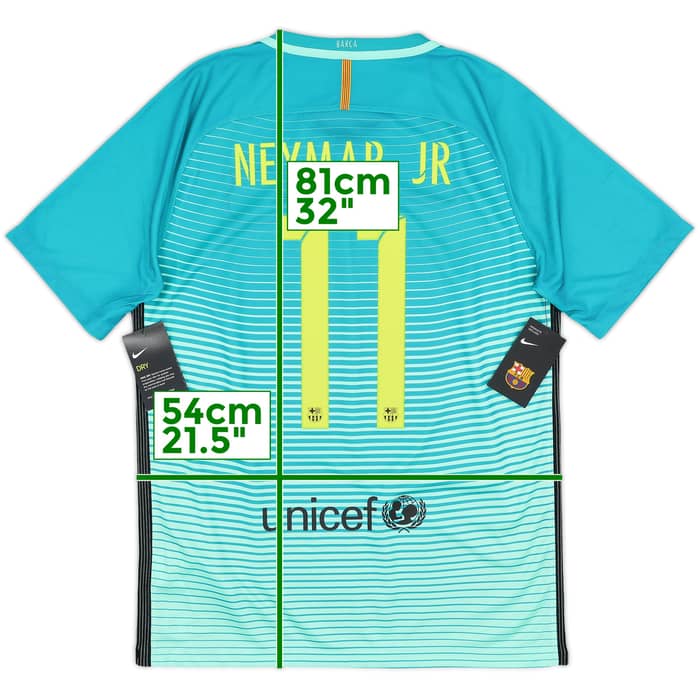 2016-17 Barcelona Third Shirt Neymar Jr #11 (M)