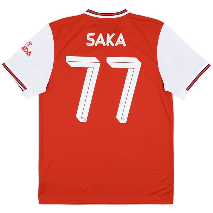 2019-20 Arsenal Home Shirt Saka #77 (L)