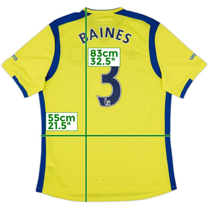 2016-17 Everton Third Shirt Baines #3 (XL)