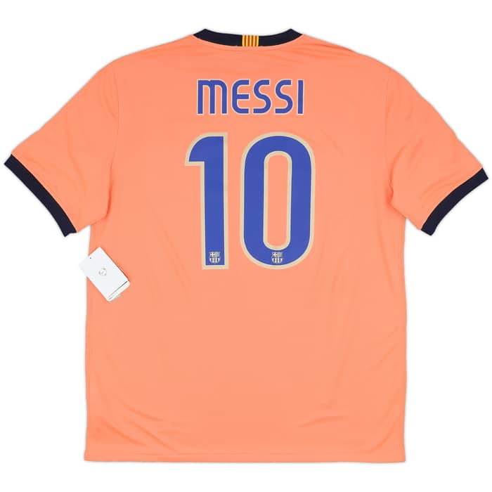 2009-10 Barcelona Away Shirt Messi #10 (XL)