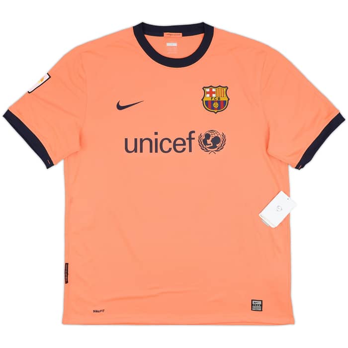 2009-10 Barcelona Away Shirt Messi #10 (XL)