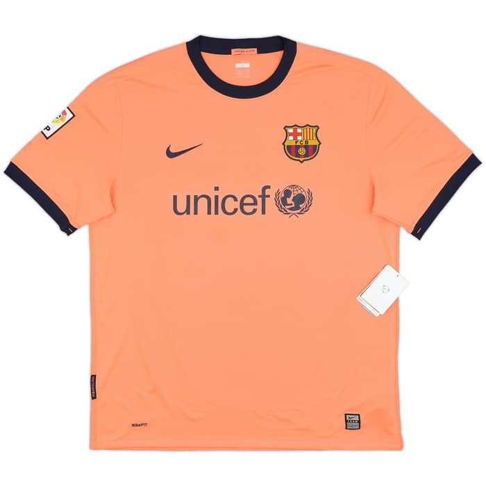 2009-10 Barcelona Away Shirt Messi #10 (XL)