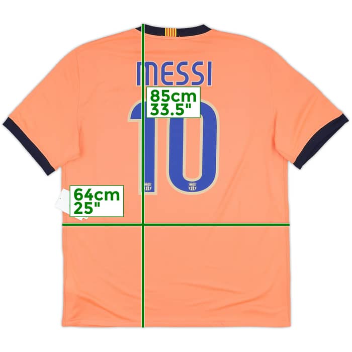 2009-10 Barcelona Away Shirt Messi #10 (XL)