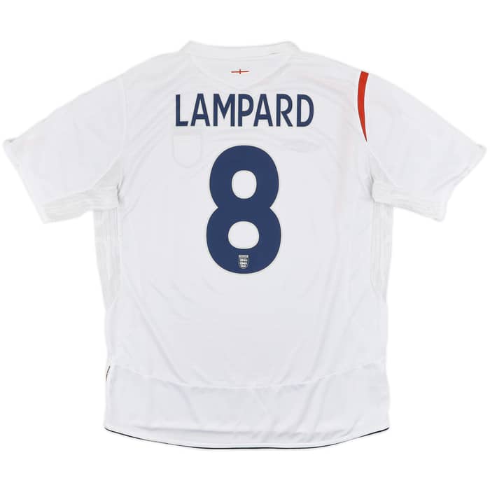 2005-07 England Home Shirt Lampard #8 (XL)