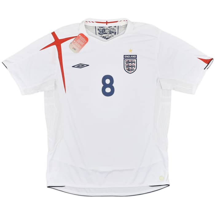 2005-07 England Home Shirt Lampard #8 (XL)