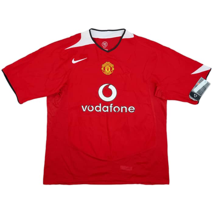 2004-06 Manchester United Home Shirt Keane #16 (XL)