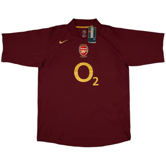 2005-06 Arsenal Home Shirt Henry #14 (XXL)