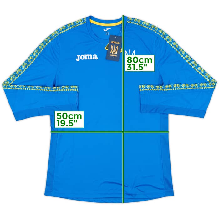 2018-19 Ukraine Joma Training L/S Shirt (M)