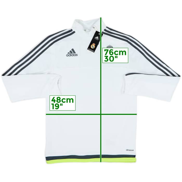 2015-16 Real Madrid adidas 1/4 Zip Drill Top (XS)