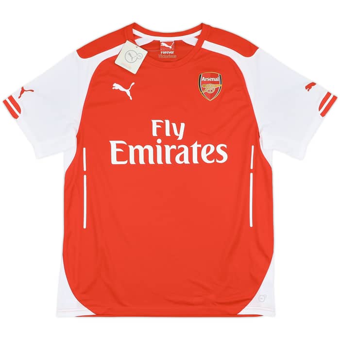 2014-15 Arsenal Home Shirt Arteta #8 (L)