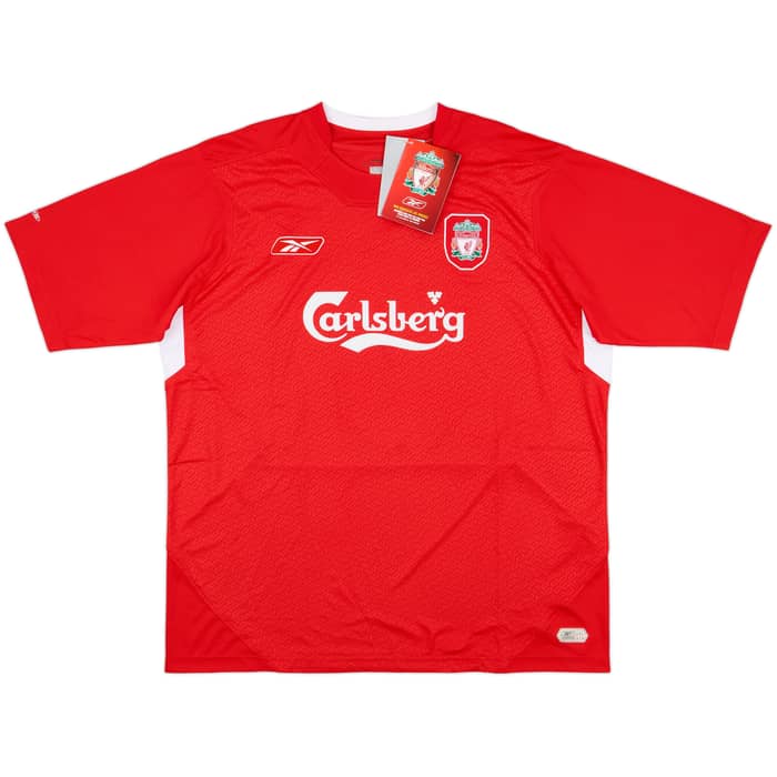 2004-06 Liverpool Home Shirt Gerrard #8 (XL)